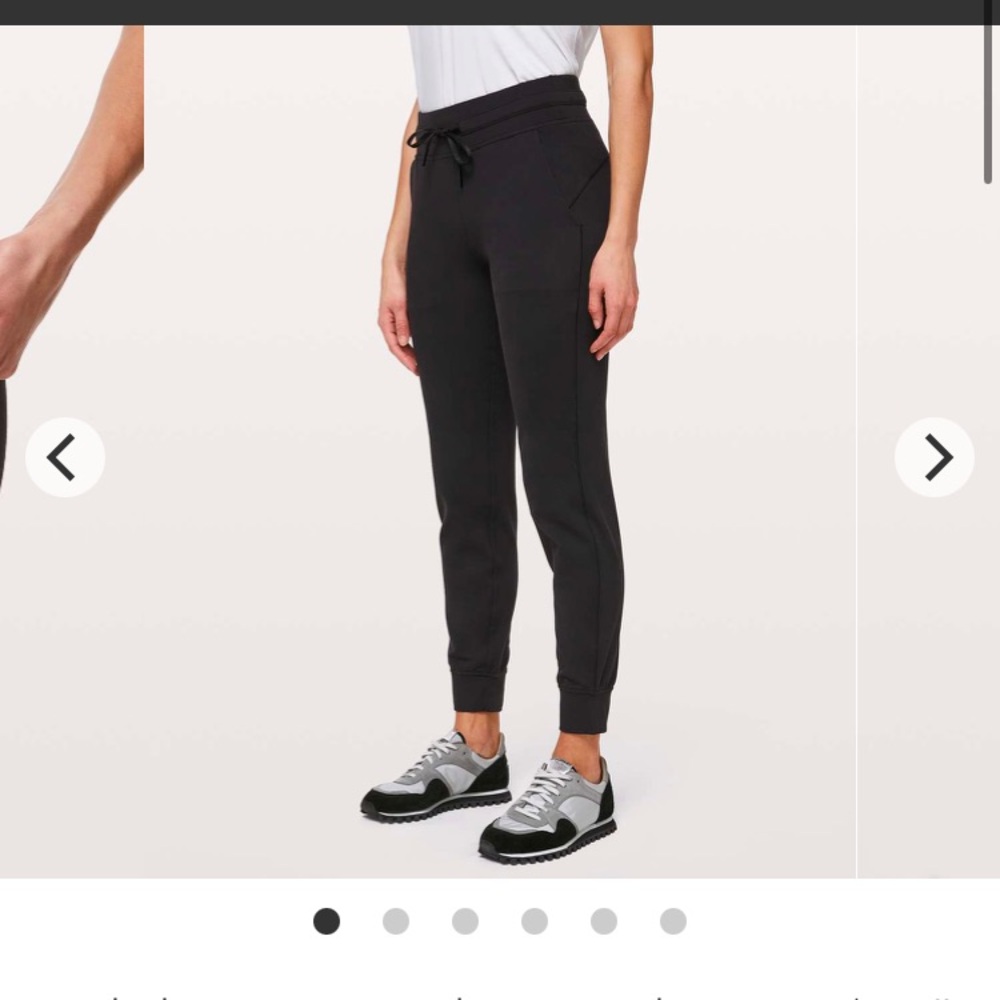 Lululemon Ready to Rulu Black Jogger Pants Well Loved